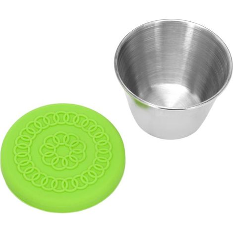 Récipient d'huile essentielle - Modèle AUCUNE - Couvercle silicone - Hermétique anti-fuite - Vert (1/5)