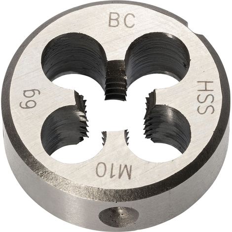 Bohrcraft Schneideisen M12 DIN EN 22568 metrisches Linksgewinde, HSSG