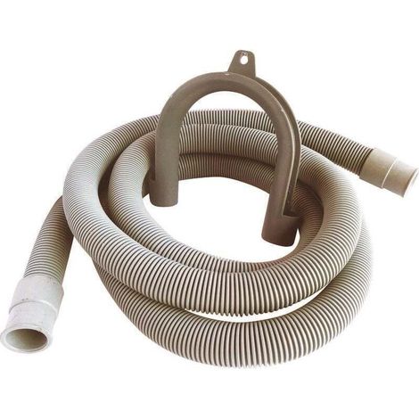 Flexible de vidange avec embout de raccordement + crosse de maintien - L = 2m (1/5)