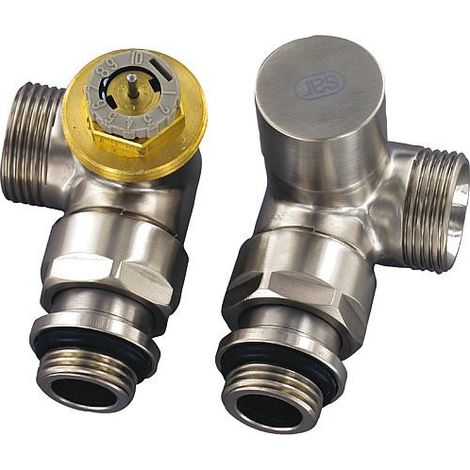 Kit vanne ther.Design,for.équer. D 3933 DN15 (1/2")mâle 3/4"(euro inox