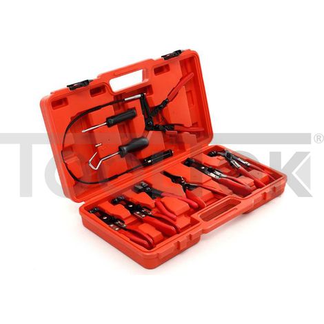 PINZE SMONTAGGIO TUBI FASCETTE MOLLE AUTO UNIVERSALE 9pz