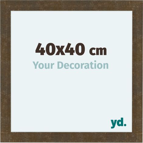 yd. - Cadre photo 40x40 - Or Antique - MDF - Como (1/5)