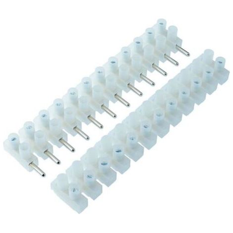 Connecteur électrique enfichable pour bornier 12 pôles et prise 6 A