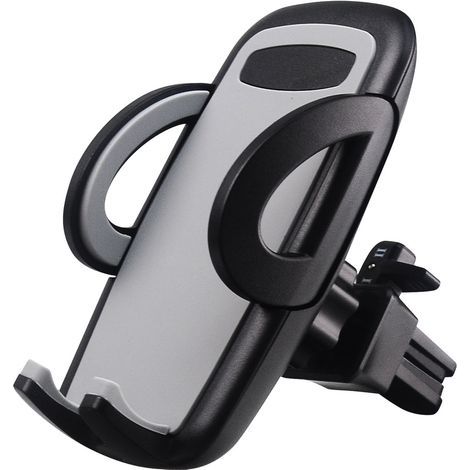 Support Téléphone Voiture à Grille d'Aération, 360° Rotation Porte Telephone Voiture Universel Kit Compatible (1/5)