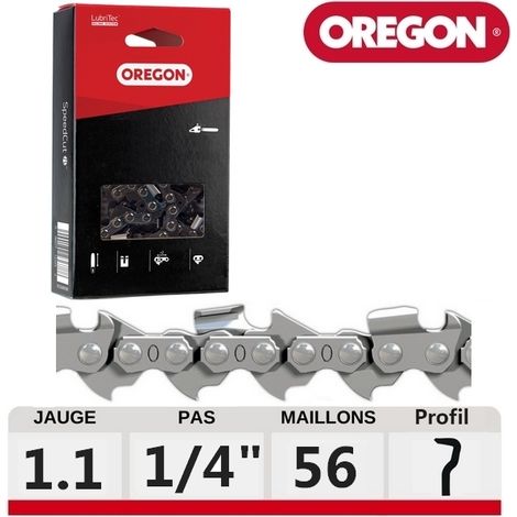 Chaîne de scie Oregon 24AP056E 10' 25 cm 1/4' 56 1 1 mm