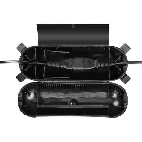 Boîte de connexion étanche IP44 pour l'extérieur, couvercle pour cordon d'extension, convient aux cordons AWG14-16 (1/5)