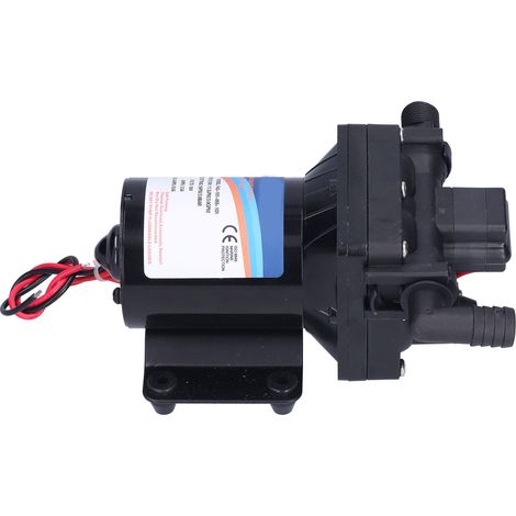 Pompe à membrane 11,3 L - Installation facile et pratique - Durable - Redémarrage automatique - Pompe à eau en plastique sûre - F43-101-055-101 (12 V) (1/5)