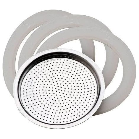 Pedrini Guarnizioni con Filtro Caffettiera Steelmoka 6 Tazze