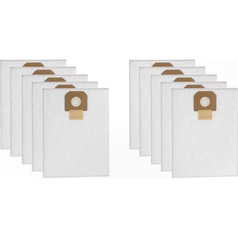 Lot de 10 sacs à poussière de rechange pour aspirateurs GAS série 35 (1/5)