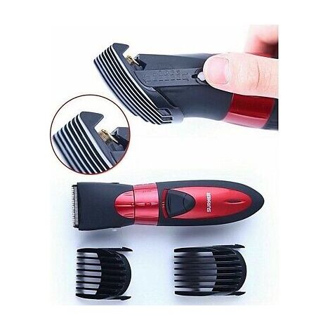 RASOIO PROFESSIONALE TAGLIACAPELLI RICARICABILE ACCIAIO SURKER HC-7068 (1/5)