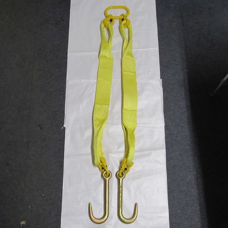 J Hook Winch Brothers Webbing Sling 1M (Heavy Duty Towing Strap Vehicle Recovery Car Breakdown)