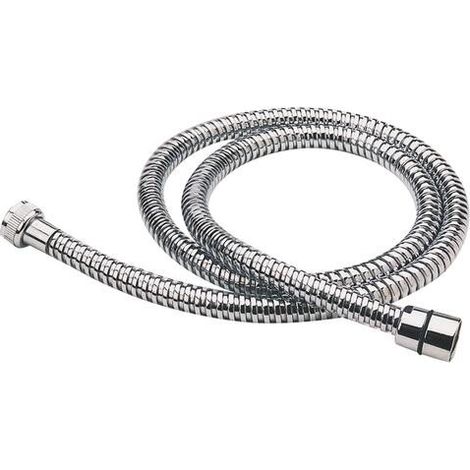 FLEXIBLE DOUBLE AGRAFAGE METAL CHROME A ECROU BLOQUANT
