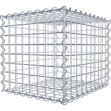 Gabiondeco - Gabion 50 cm x 40 cm x 40 cm (L x H x P). mailles 5 x 5 cm. Spirale - Made in Germany (1/5)