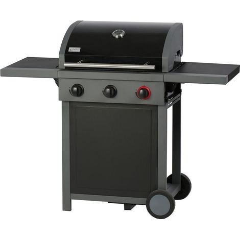 TrendLine Gasgrill Brooklyn 3 Brenner Gasgrill Grillwagen Grill Grillrost
