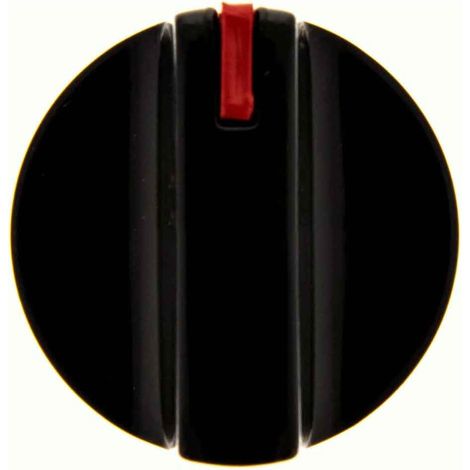 Manette Robinet Gaz Dessus Balay Noir Diametro Axe 6 Mm E-3130 (1/3)