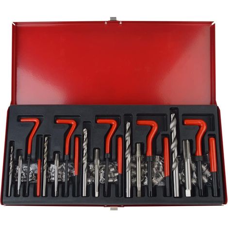 Kit de réparation de filetage métrique M5 M8 M10 pour moteur et autres applications automobiles 131 pièces (1/5)