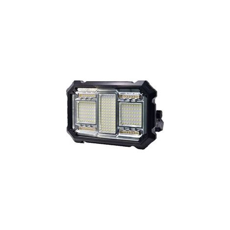 Projecteur LED rechargeable 6000mAh, 5 modes – Lampe de travail avec base magnétique, pour camping, travail extérieur, pêche