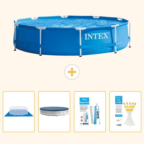 Intex Piscine Tubulaire Ronde - 366x76 cm - 5-pièces  S22456 (1/4)