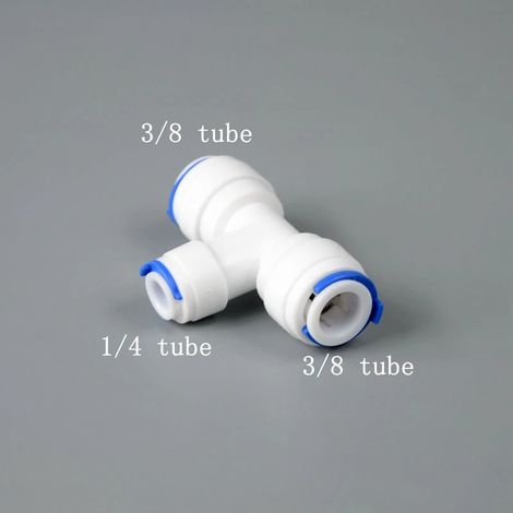Raccord rapide pour tube PE de diamètre extérieur -111/4 po - Système de filtration d'eau potable par osmose inverse (OI) familial (1/5)