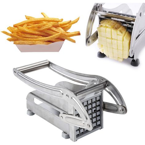 Fried Tool Cortador de patatas de acero inoxidable Patatas fritas Prensa (1/5)