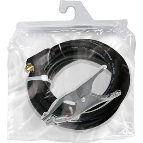 Câble Pince de masse et monté: 400 A, fiches CROCO, diamètre 35 mm², 35/50 mm², 4 m, 1 pièce, 043817