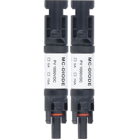 MC-20D 1000V IP68 wasserdichter Solarstecker, Photovoltaik-Sicherungshalter zum Anschluss von Solarmodulen (1/5)