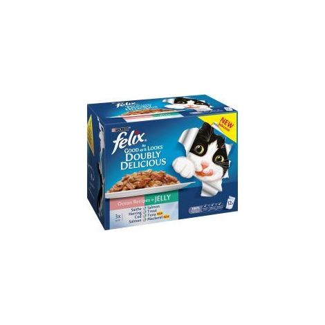 Felix Doubly Delicious Ocean 12 Pack - 100g - 241925