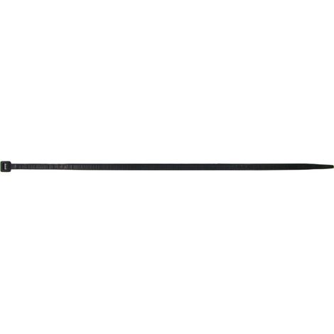 Fascette nere per cavi, dimensioni 395x7,8 mm, confezione da 100 pezzi.
