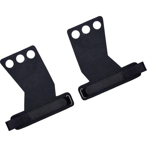 Protecteur de Paume en Microfibre de Carbone, Protection de Poignée à 3 Trous pour Le Fitness, la Gymnastique et L'haltérophilie (1/5)