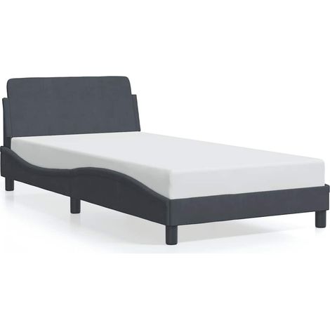Maison Exclusive - Giroletto Dover Grigio Scuro 100x200 cm Velluto (1/5)