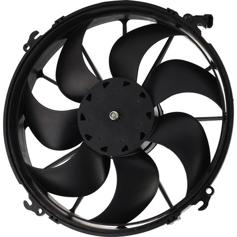 Ventilateur de refroidissement pour voiture 24 V, 7 pales, puissance 160 W, dissipation de chaleur, noir, pour bus et camions (1/5)