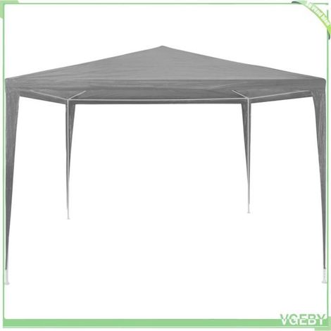 Tente de réception - FAFEICY - 45086 - 3x3 m - Toit PE anti-UV et étanche - Cadre acier inoxydable (1/5)