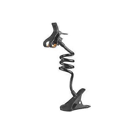 Flexible Handyhalterung, verstellbarer Handyclip, Halterung für Zuhause, Bett oder Schreibtisch (Schwarz) (1/5)