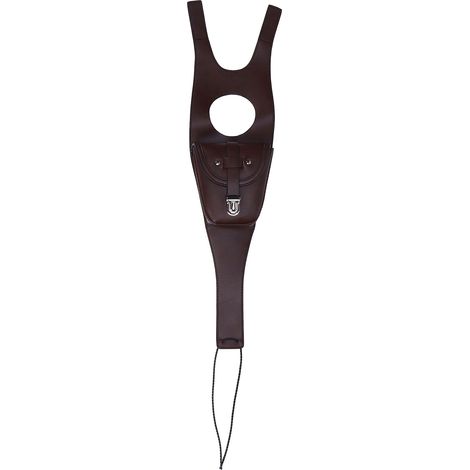 Sacoche de réservoir moto imperméable en cuir artificiel marron foncé, porte-monnaie universel pour téléphone et rangements (1/5)