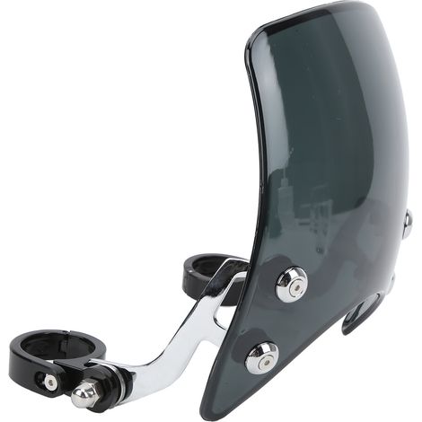 Motorrad-Windschutzscheiben-Scheinwerferkopf, 180° verstellbar, universell für 38-41 mm Vorderradgabeln, schwarz (1/5)