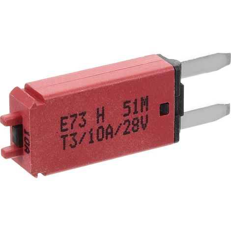Fusible Réarmable de Voiture 10a 12/28v, Mini-disjoncteur Rouge (1/5)