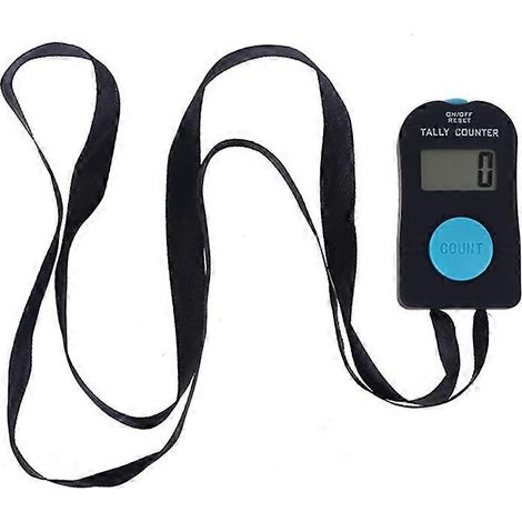 Compteur électronique numérique à 4 chiffres avec remise à zéro manuelle, outil de comptage pour les doigts, cadeau idéal pour la famille (1/5)