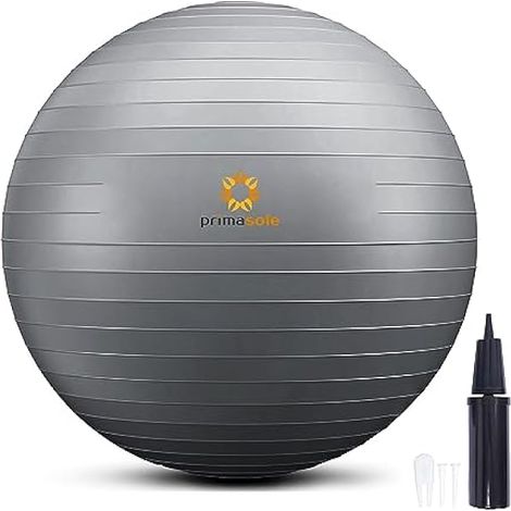 Ballon D Exercice - Ballon De Stabilite 45 55 65 Ou 75 Cm - Pour Yoga Pilates Renforcement Du Core Et Posture - Usage Maison Bureau Ou Salle De Sport - 1 Unite (1/3)