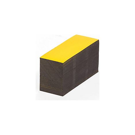 Rótulo magnético para almacén  amarillo  HxA 20 x 80 mm  UE