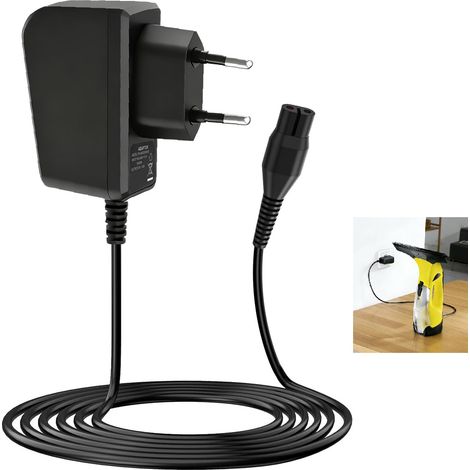 5.5V Chargeur pour Lave Vitre, 5.5V 600mA Adaptateur Secteur Compatible avec WV1 WV2 WV2 Plus WV50 WV60 WV70 WV75 WV5 Plus N KV4, Alimentation 110-240V avec Câble 1.5 m (1/5)