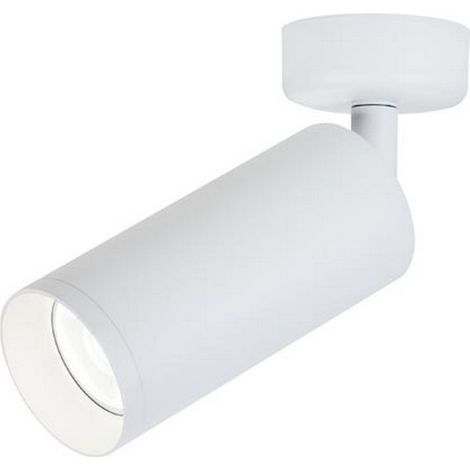 Plafonnier Orientable D60 Pour Ampoule LED GU10 Blanc Mat ZAMBELIS S054 (1/2)