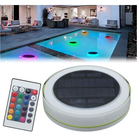 solaire flottante LED subaquatique pour piscine lampe