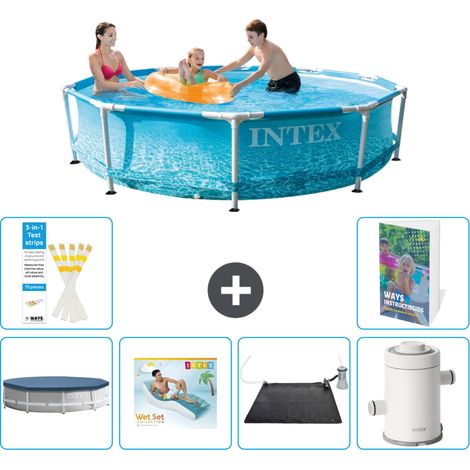 Frame Pool Rund - 305x76 cm - 7-teilig S70
