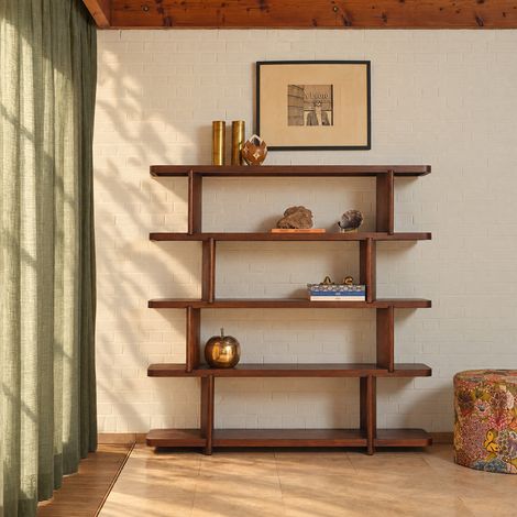 Bibliothèque en mindi 160 cm (1/5)