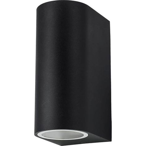 Applique a parete doppia emissione luminosa per esterno balcone terrazzo ip65 lampada UP & DOWN rotonda portalampada per faretti gu10 (1/5)
