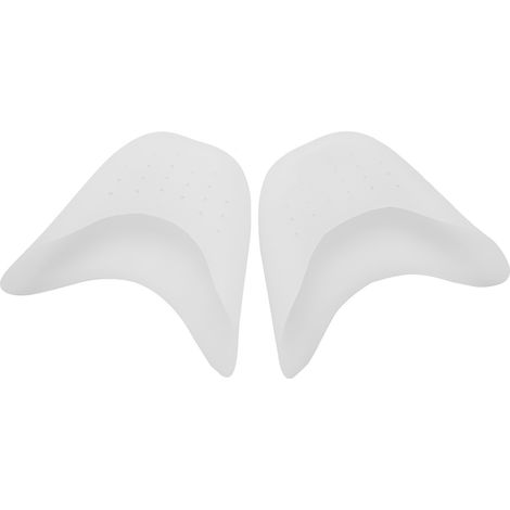 1 paire de protections d'orteils en silicone souple pour pointes de ballet, coussinets de danse antidouleur, accessoires de soin des pieds blancs (1/5)