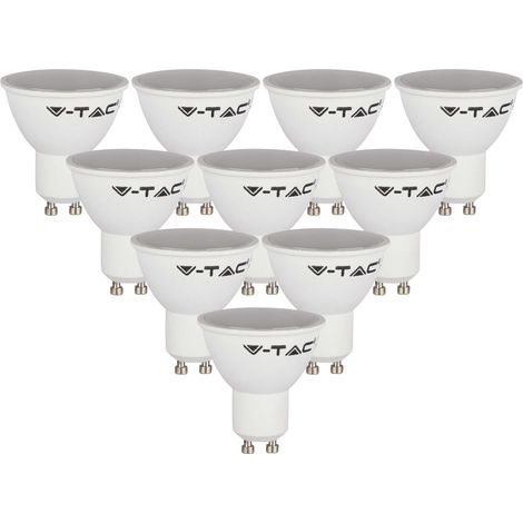 V-TAC LED-SMD-Lampe, PAR16, GU10, EEK: F, 4,5W, 400lm, 3000K, 10 Stück (1/5)