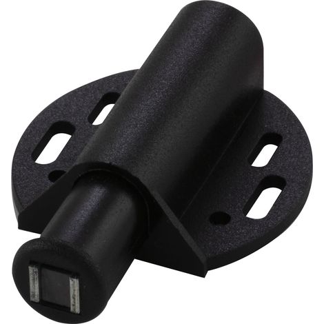 MACO Druckmagnetschnapper einfach, zum Anschrauben, Kunststoff schwarz (1/2)