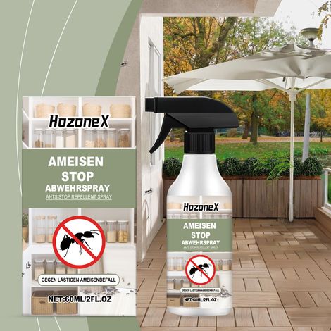 Ant Repellent and Protective Spray - Suitable for Home, Outdoors, Kitchen, Window Sills, and Corners - 60ml (1/5)