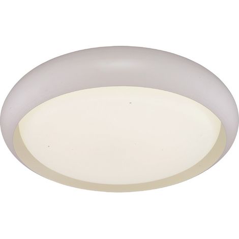 Plafón LED 40W 3000K / 4200K Redondo en Aluminio Blanco